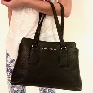 MARC JACOBS CITY LEATHER HANDBAG TOTE BAG